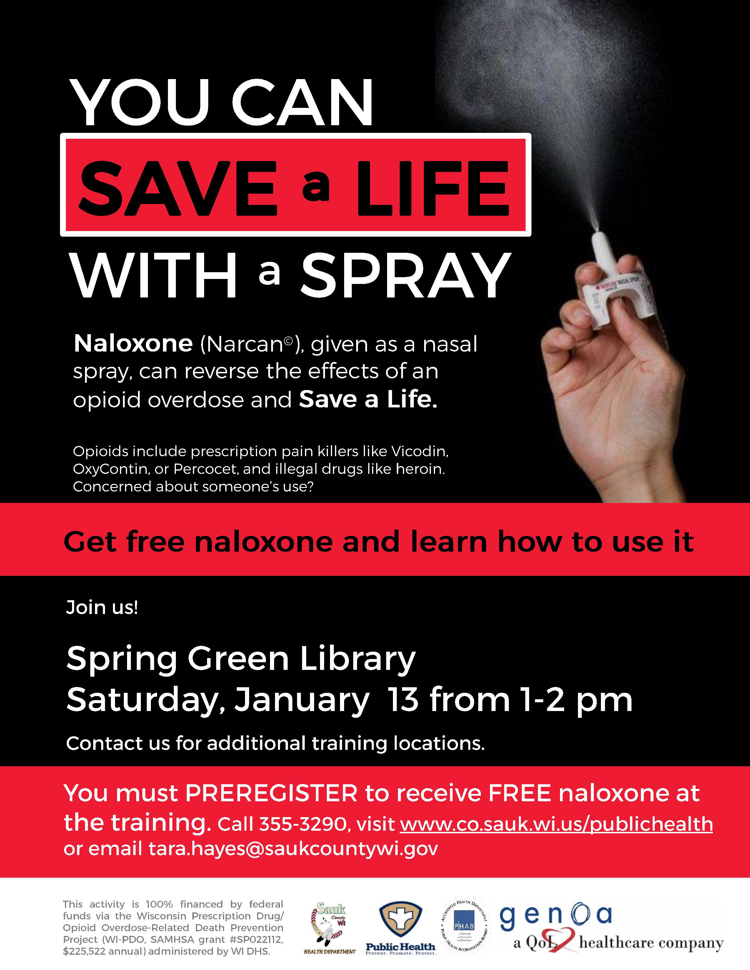 free-naloxone-training-spring-green-community-library